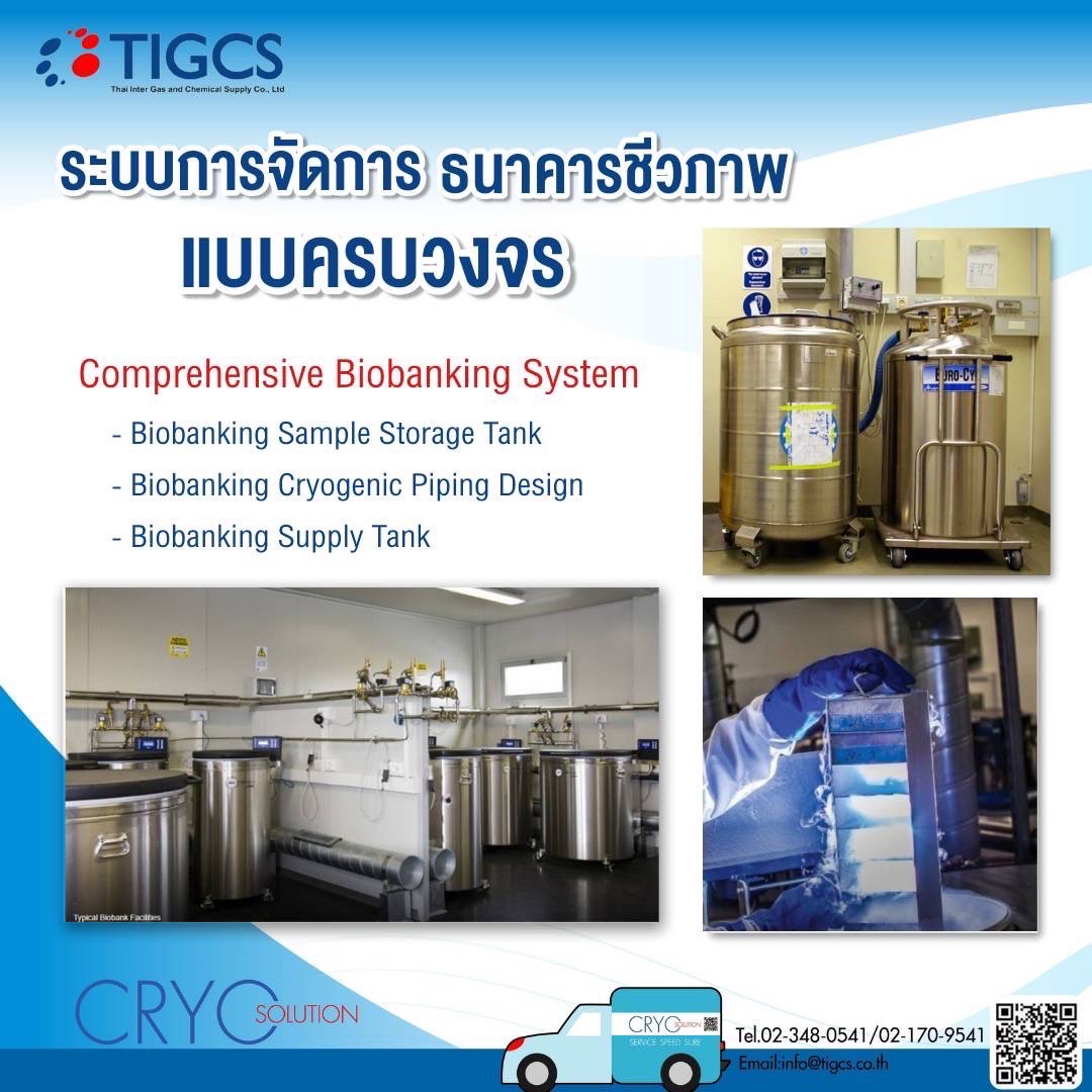 Biobanking Sample Storage Tank Biobanking Cryogenic Piping Design Biobanking Supply Tank